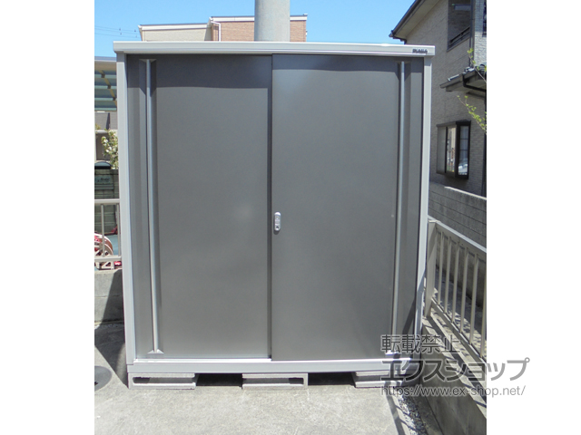 香川県高松市のの物置・屋外倉庫 シンプリー 一般型 1740×905×1903 MJX-179E-P-PG 施工例