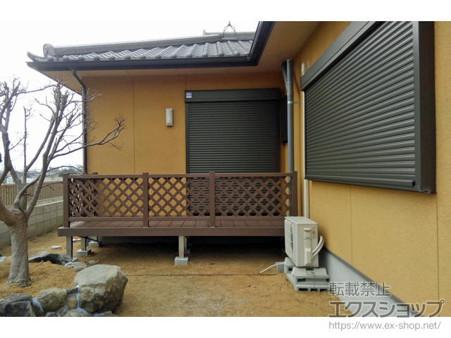 奈良県葛城市ののウッドデッキ リウッドデッキ 200 施工例