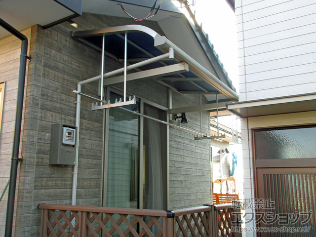 群馬県高崎市ののテラス屋根 ヴェクターテラス R型 ルーフタイプ 単体 積雪〜20cm対応 施工例