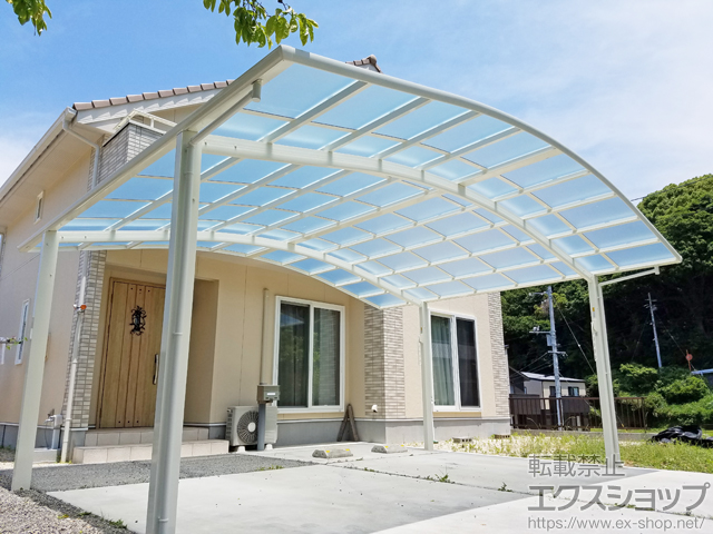 山口県周南市ののカーポート レイナツインポートグラン　積雪〜20cm対応 施工例