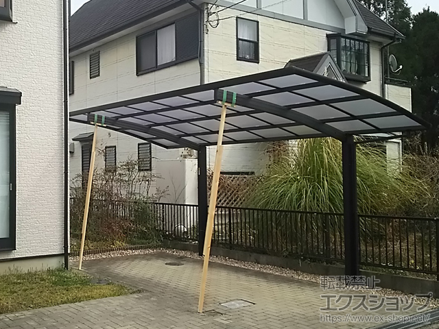 大阪府河内長野市ののカーポート レイナポートグラン　積雪〜20cm対応 施工例