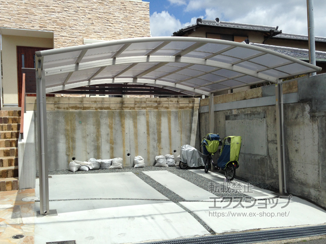 兵庫県神戸市ののカーポート レイナツインポートグラン　積雪〜20cm対応 施工例