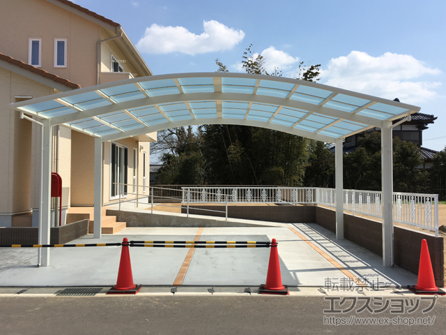 千葉県旭市ののカーポート レイナツインポートグランZ　積雪〜20cm対応 施工例