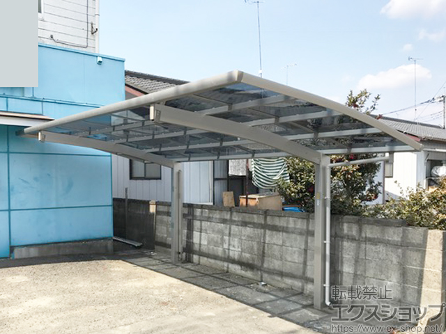 茨城県笠間市ののカーポート プレシオスポート 積雪〜20cm対応 施工例