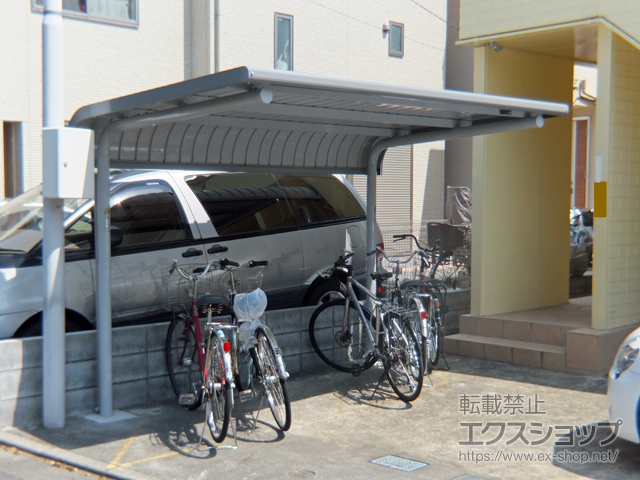 東京都江戸川区ののサイクルポート・駐輪場 イナバ自転車置場 BPタイプ 一般型 独立タイプ 積雪〜45cm対応 施工例