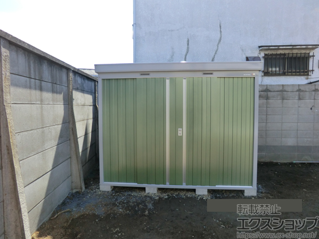 東京都練馬区のの物置・屋外倉庫 ネクスタ 一般型 2630×1790×2020 NXN-50S-OG 施工例