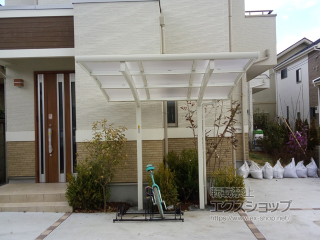 東京都三鷹市ののサイクルポート・駐輪場 レイナポートグランミニ 積雪〜20cm対応 施工例