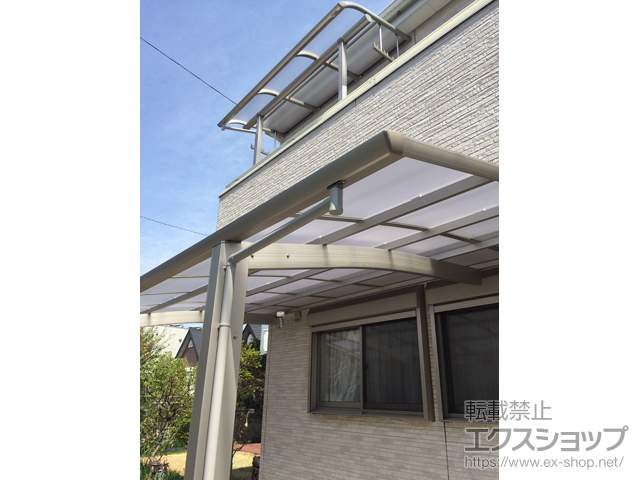 埼玉県越谷市ののカーポート プレシオスポート 積雪〜20cm対応 施工例