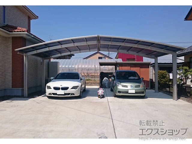 宮城県角田市ののカーポート レイナトリプルポートグラン　積雪〜20cm対応 施工例