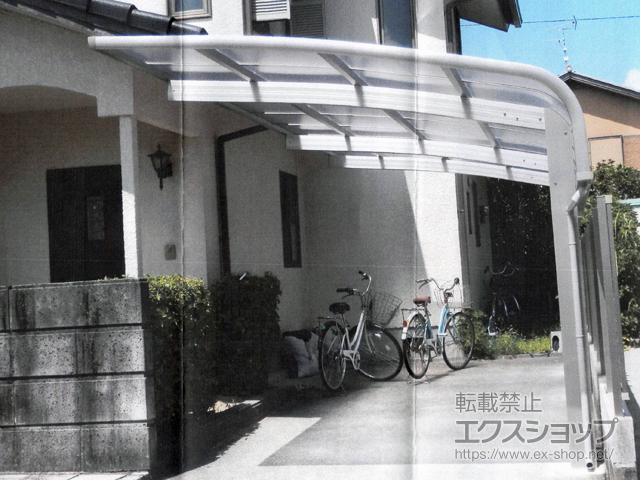 大分県中津市ののカーポート レイナキャップポートグラン 延長 積雪〜20cm対応 施工例