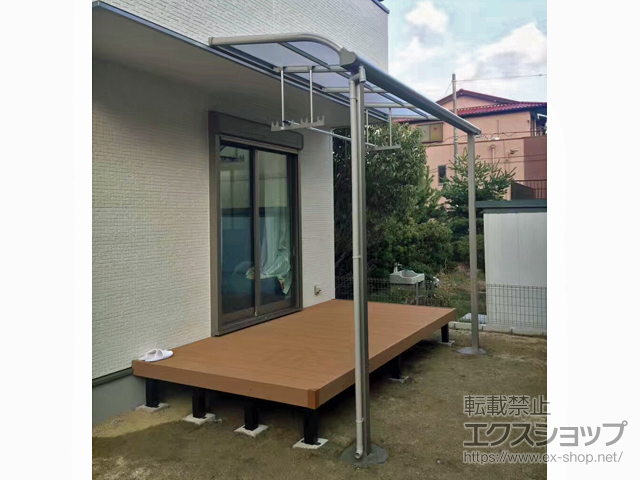 三重県四日市市ののウッドデッキ マージウッドデッキ 施工例