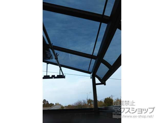 千葉県長生郡長生村ののバルコニー・ベランダ屋根 スピーネ R型 屋根タイプ 単体 積雪〜20cm対応 施工例