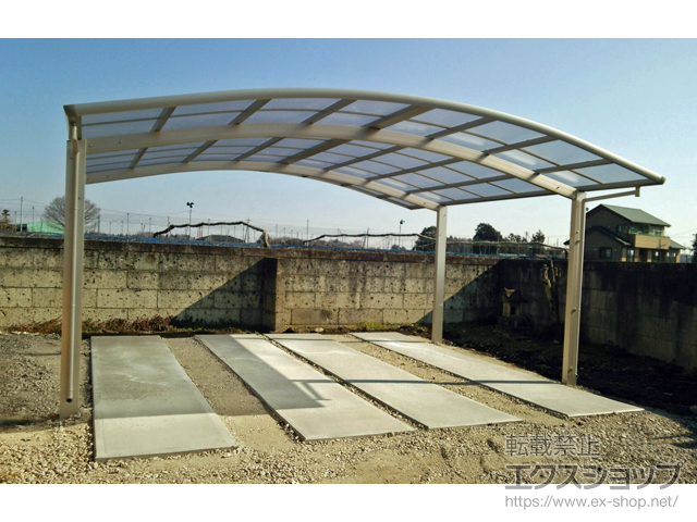 栃木県宇都宮市ののカーポート レイナツインポートグラン　積雪〜20cm対応 施工例