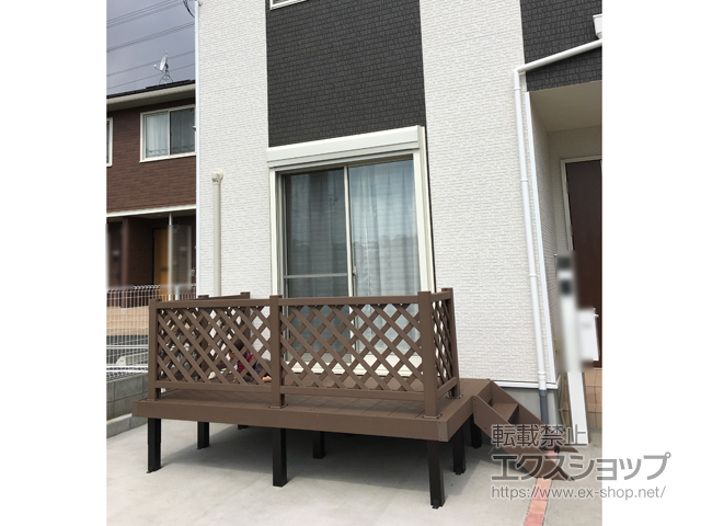 神奈川県伊勢原市ののウッドデッキ マージウッドデッキ 施工例