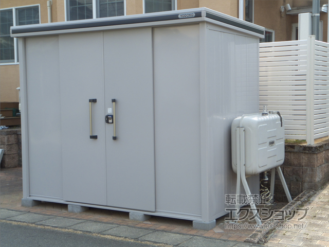 岩手県紫波郡矢巾町のの物置・屋外倉庫 エルモ 積雪型 2920×1520×2360 LMDS-2915H-CB 施工例