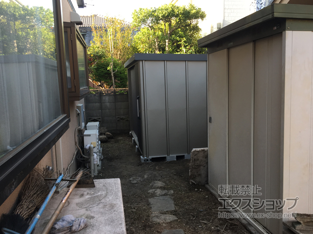 東京都八王子市のの物置・屋外倉庫 エスケーエイト SK8S-180 多雪型 3000×2000×1940 SK8S-180 施工例