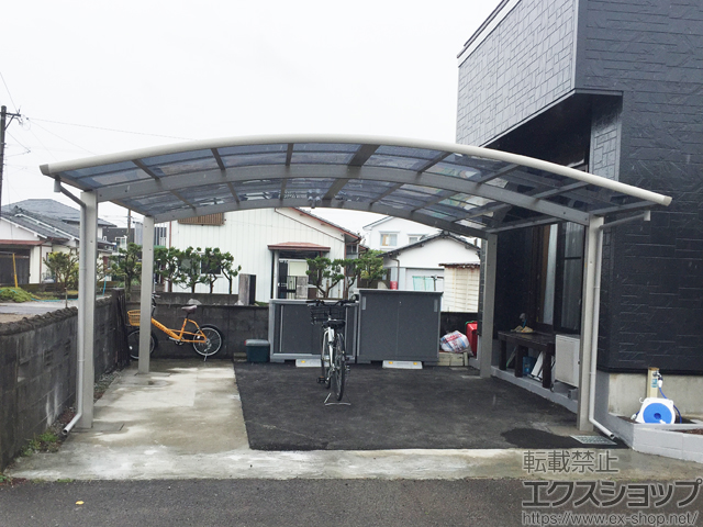 宮崎県宮崎市ののカーポート レイナツインポートグラン　積雪〜20cm対応 施工例