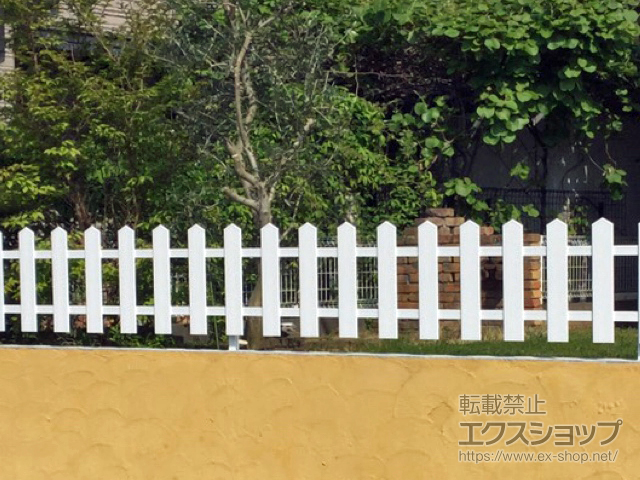 埼玉県草加市ののフェンス・柵 ララミー 1型 フリー支柱タイプ 施工例