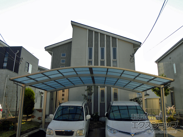 福岡県久留米市ののカーポート レイナツインポートグラン　積雪〜20cm対応 施工例