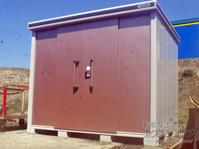 千葉県市原市のの物置・屋外倉庫 エルモ 一般型 2570×1870×2118 LMD-2518-MR 施工例