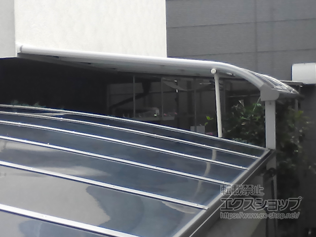 神奈川県平塚市ののテラス屋根 プレシオステラス R型 テラスタイプ 単体 積雪〜20cm対応 施工例