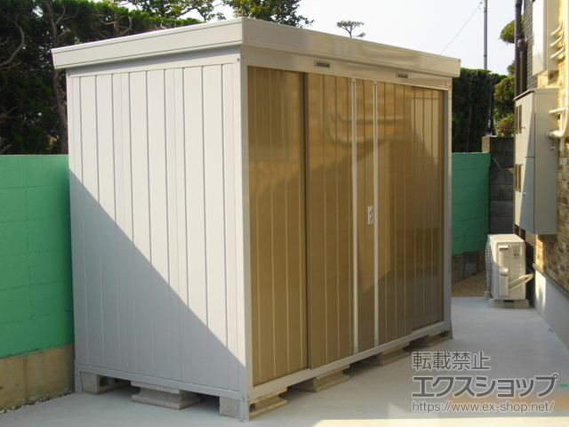 香川県高松市のの物置・屋外倉庫 ネクスタ 一般型 2630×1370×2020 NXN-36S-MB 施工例