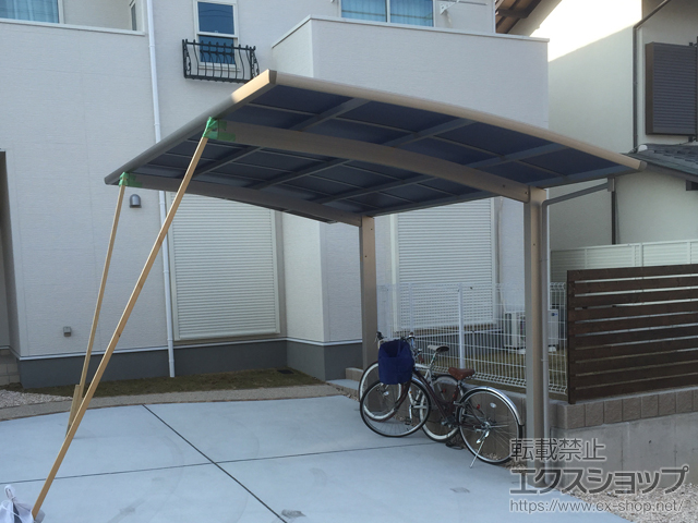奈良県奈良市ののカーポート プレシオスポート 積雪〜20cm対応 施工例