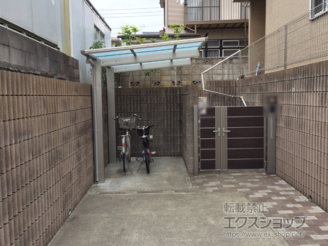 千葉県千葉市ののサイクルポート・駐輪場 エフルージュグランミニ 積雪〜20cm対応 施工例