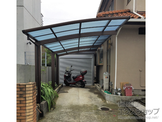 神奈川県横浜市ののカーポート レイナポートグラン 延長　積雪〜20cm対応 施工例