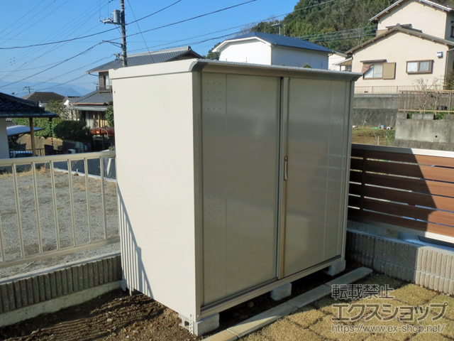 静岡県三島市のの物置・屋外倉庫 グランプレステージジャンプ 1695×900×1600 GP-179B-T-MW 施工例