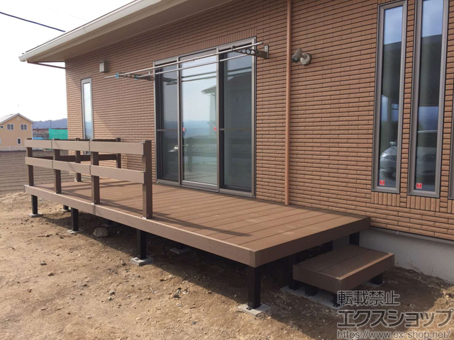 長野県小諸市ののウッドデッキ リウッドデッキ 200 施工例