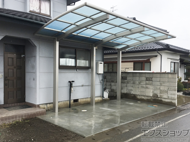 長野県安曇野市ののカーポート レイナポートグラン50 積雪〜50cm対応 施工例