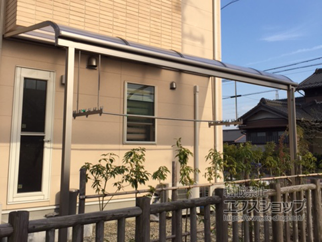 愛知県稲沢市ののテラス屋根 スピーネ R型 テラスタイプ 単体 積雪〜20cm対応 施工例
