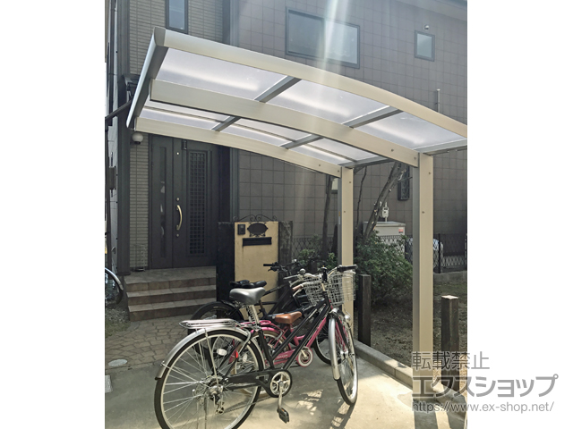 愛知県岩倉市ののサイクルポート・駐輪場 レイナポートグランミニ 積雪〜20cm対応 施工例