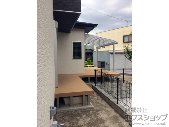 福岡県福岡市ののウッドデッキ リウッドデッキ 200 施工例