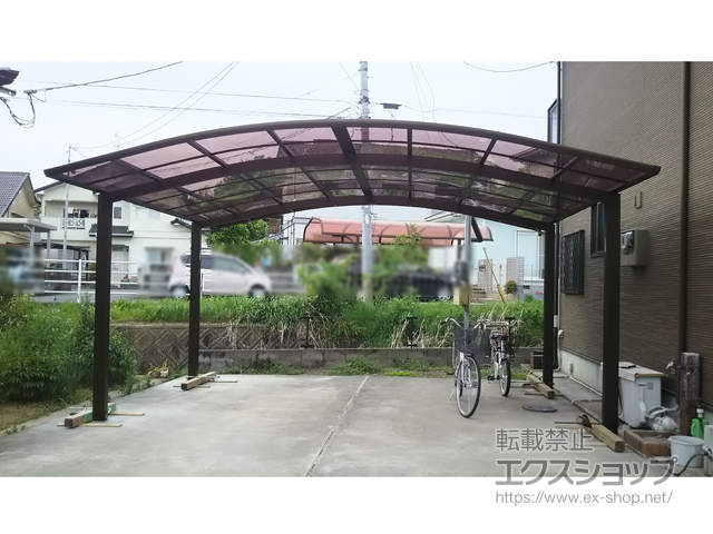 熊本県宇土市ののカーポート レイナツインポートグラン　積雪〜20cm対応 施工例