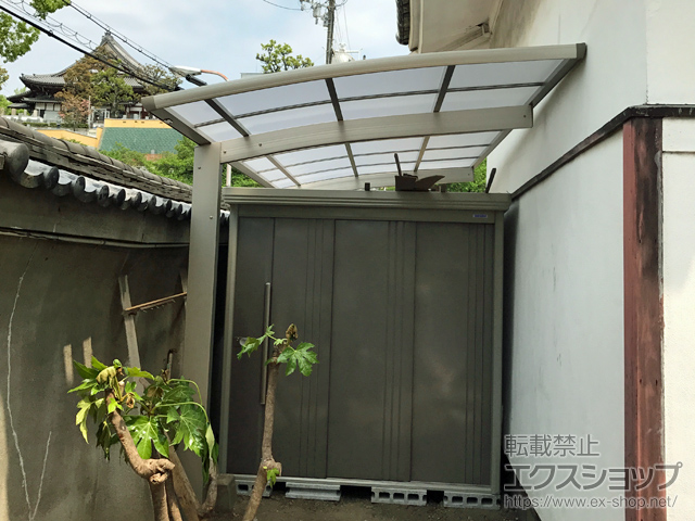 大阪府大阪市ののカーポート プレシオスポート 積雪〜20cm対応 施工例