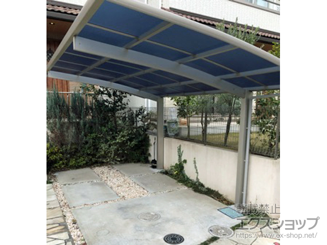 千葉県八千代市ののカーポート プレシオスポート 積雪〜20cm対応 施工例