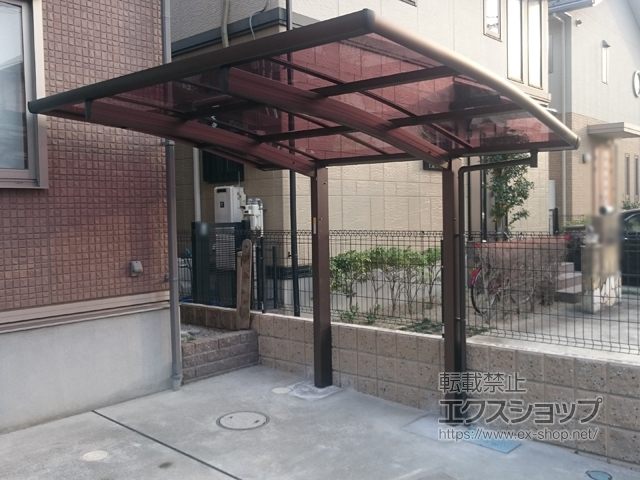 埼玉県坂戸市ののサイクルポート・駐輪場 レイナポートグランミニ 積雪〜20cm対応 施工例