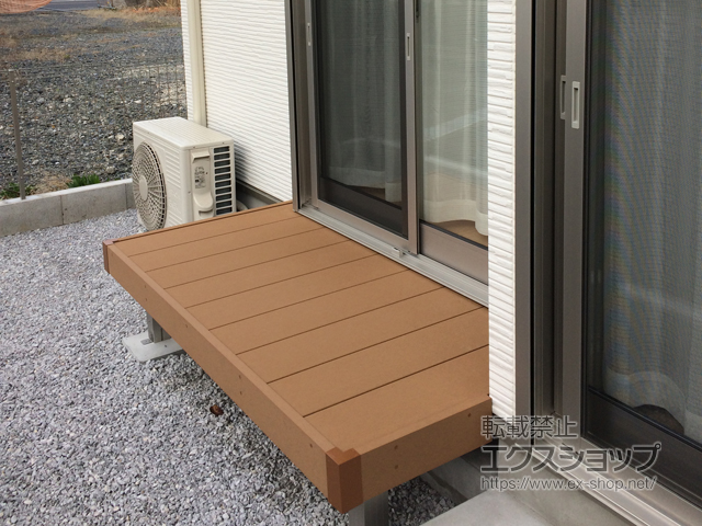 埼玉県越谷市ののウッドデッキ リウッドデッキ 200 施工例