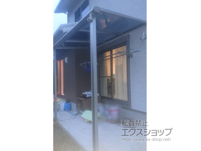 宮崎県西臼杵郡高千穂町ののテラス屋根 プレシオステラス F型 テラスタイプ 単体 積雪〜20cm対応 施工例