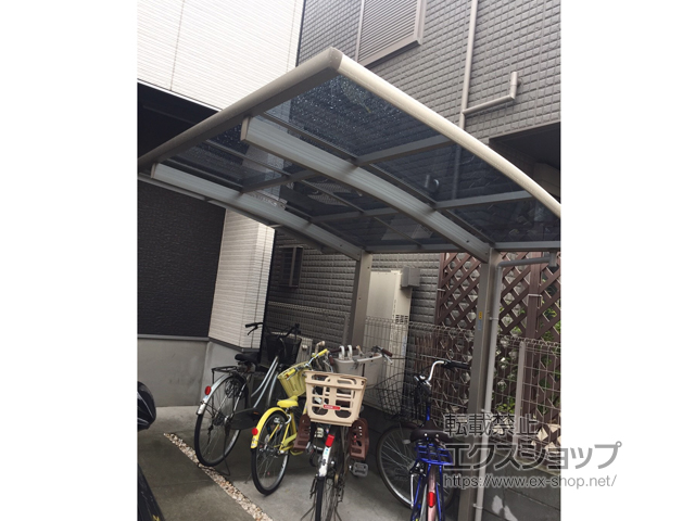 東京都江戸川区ののサイクルポート・駐輪場 プレシオスポート ミニ 積雪〜20cm対応 施工例