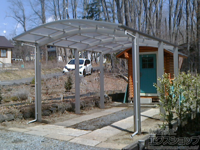 長野県北佐久郡御代田町ののカーポート レイナワンポートグラン50 積雪50cm対応 施工例