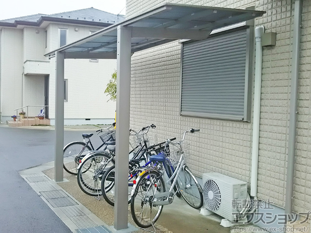 滋賀県守山市ののカーポート ネスカF (フラットスタイル) 積雪〜20cm対応 施工例