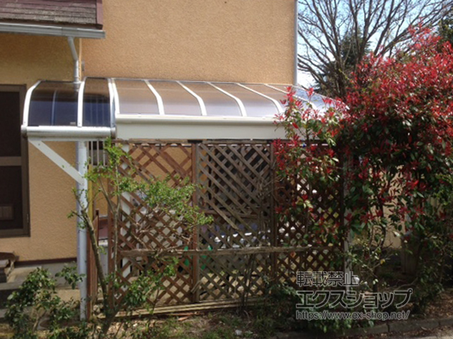 滋賀県大津市ののテラス屋根 ヴェクターテラス R型 1500 テラスタイプ 単体 積雪〜50cm対応 施工例