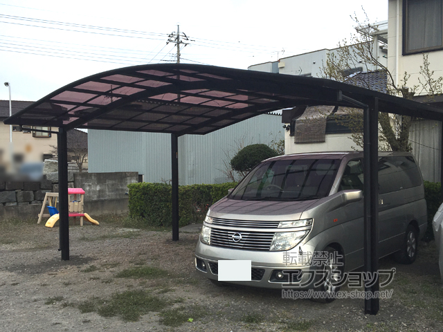 群馬県桐生市ののカーポート レイナツインポートグラン　積雪〜20cm対応 施工例