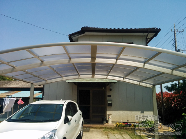 千葉県市原市ののカーポート レイナツインポートグラン　積雪〜20cm対応 施工例