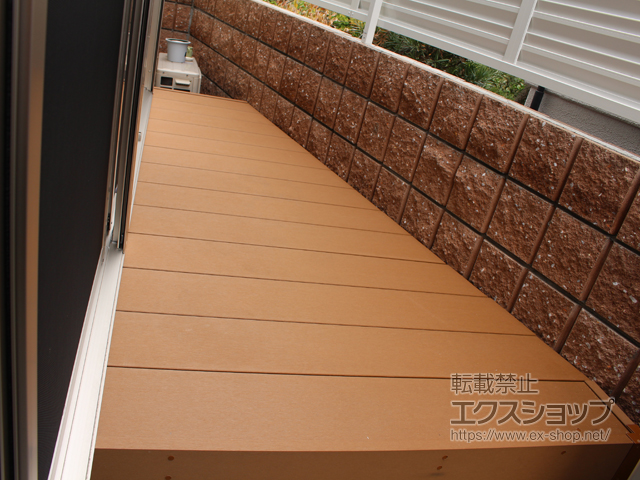 大阪府藤井寺市ののウッドデッキ リウッドデッキ 200 施工例