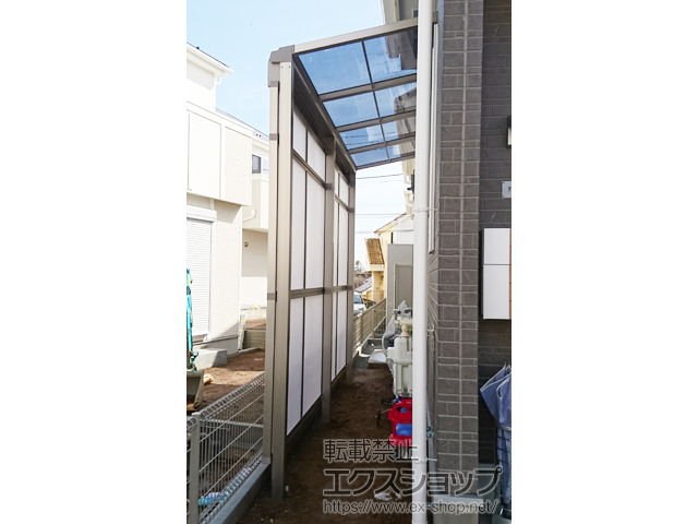 神奈川県横浜市ののストックヤード スピーネストックヤードF型 パネルタイプ スクリーン仕様 積雪〜20cm対応 施工例