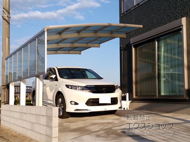 茨城県取手市ののカーポート レイナポートグランZ　積雪〜20cm対応 施工例